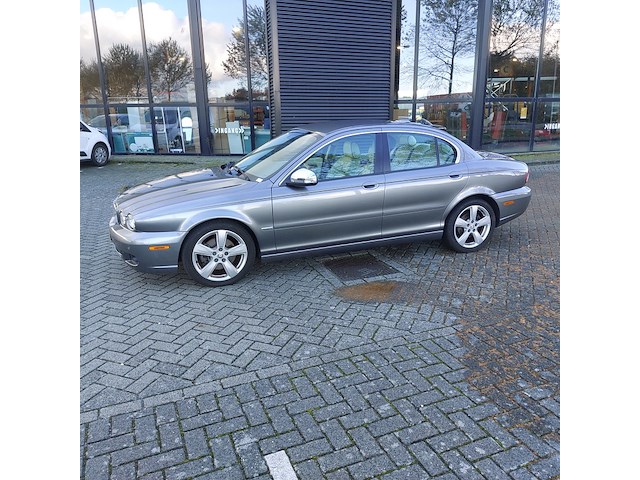 Personenauto, jaguar, x-type 2.2d i4 executive, grijs / chroom, 2009 - afbeelding 4 van  60