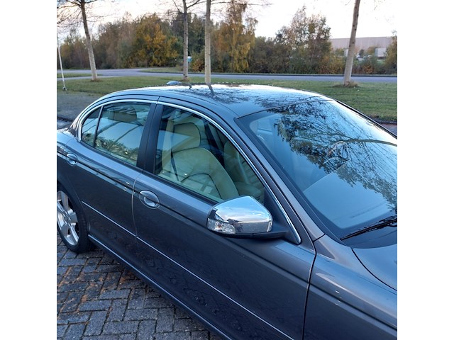 Personenauto, jaguar, x-type 2.2d i4 executive, grijs / chroom, 2009 - afbeelding 14 van  60