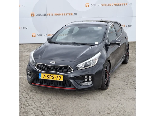 Personenauto kia, cee'd 1.6 gt, zwart, bouwjaar 2013 - afbeelding 1 van  47