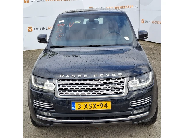 Personenauto, land rover, range rover 3.0 tdv6 autobiography, zwart, 2014 - afbeelding 2 van  63