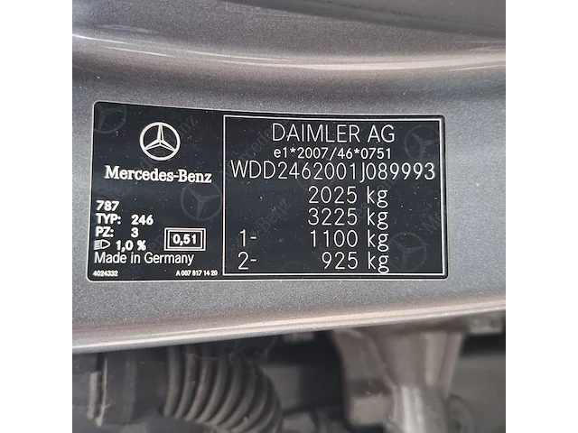 Personenauto mercedes-benz, b-klasse 180 cdi ambition, bouwjaar 2012 - afbeelding 32 van  38