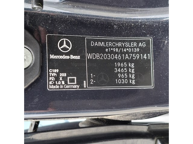 Personenauto, mercedes-benz, c-klasse c180 kompressor, 2005 - afbeelding 36 van  46