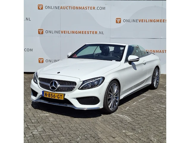 Personenauto mercedes-benz, c-klasse cabrio 200 premium plus, wit, bouwjaar 2018 - afbeelding 1 van  38