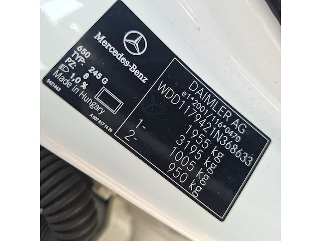 Personenauto mercedes-benz, cla-klasse shooting brake 180, bouwjaar 2016 - afbeelding 41 van  67