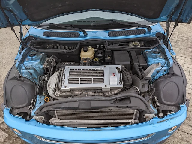 Personenauto mini, cooper 1.6, blauw, bouwjaar 2003 - afbeelding 25 van  46