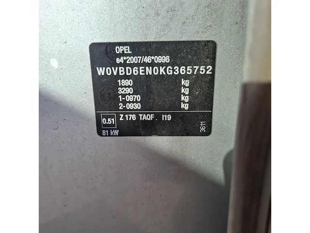Personenauto, opel, astra 1.6 cdti 120 years edition, 2018 - afbeelding 7 van  48