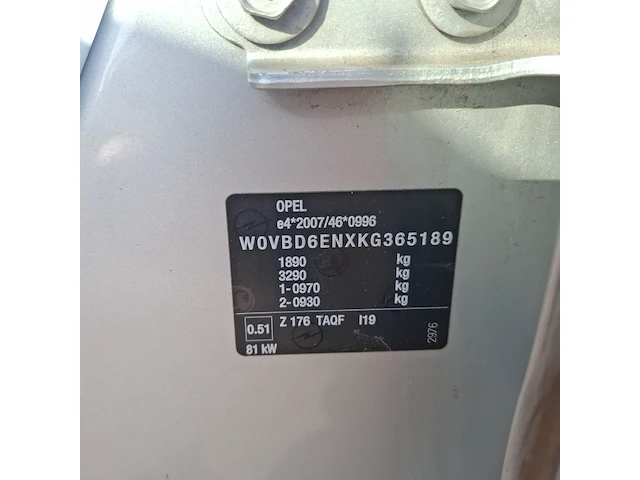 Personenauto, opel, astra 1.6 cdti 120 years edition, 2019 - afbeelding 7 van  44