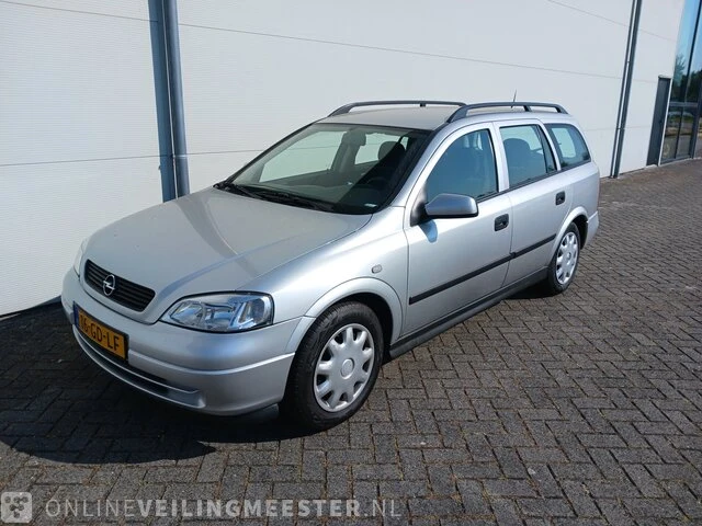 Personenauto opel, astra wagon 1.6gl, 91532 km!, bouwjaar 2000 - afbeelding 1 van  58