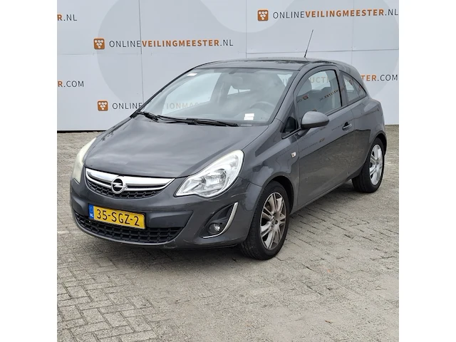 Personenauto opel, corsa 1.2 lpg, grijs, bouwjaar 2011 - afbeelding 1 van  42