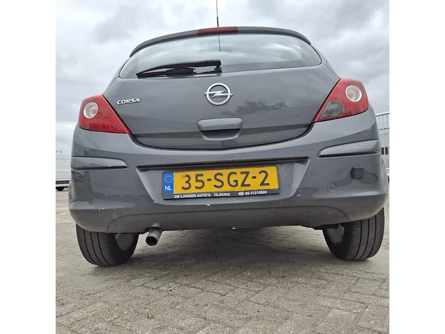 Personenauto opel, corsa 1.2 lpg, grijs, bouwjaar 2011 - afbeelding 40 van  42
