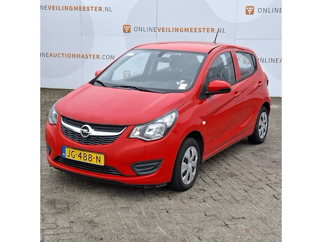 Personenauto, opel, karl 1.0, rood, 2016 - afbeelding 1 van  41