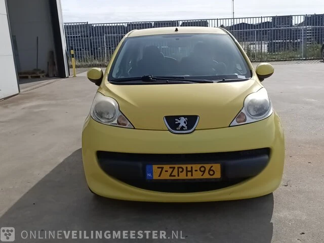 Personenauto peugeot, 107 1.0-12v xr 4-deurs, geel, 2006 - afbeelding 6 van  28