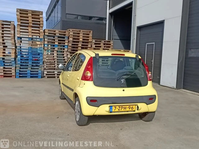 Personenauto peugeot, 107 1.0-12v xr 4-deurs, geel, 2006 - afbeelding 26 van  28