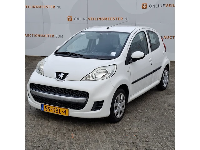 Personenauto, peugeot, 107 1.0-12v xs, wit, 2011 - afbeelding 1 van  43