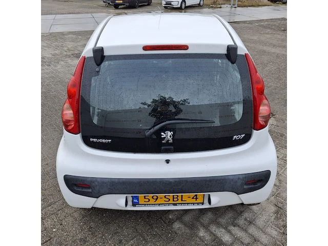 Personenauto, peugeot, 107 1.0-12v xs, wit, 2011 - afbeelding 6 van  43