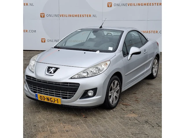 Personenauto peugeot, 207 cc 1.6, grijs, bouwjaar 2010 - afbeelding 1 van  42