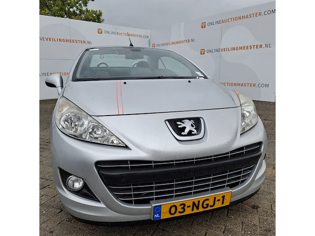 Personenauto peugeot, 207 cc 1.6, grijs, bouwjaar 2010 - afbeelding 31 van  42