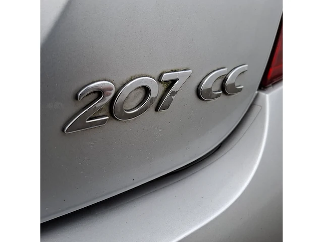 Personenauto peugeot, 207 cc 1.6, grijs, bouwjaar 2010 - afbeelding 40 van  42