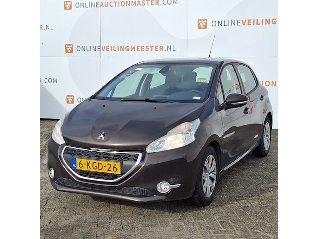 Personenauto peugeot, 208 1.2 vti envy, bruin, bouwjaar 2013 - afbeelding 1 van  55