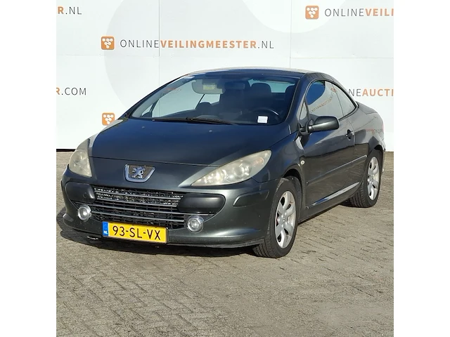 Personenauto peugeot, 307 cc 2.0-16v, grijs, bouwjaar 2006 - afbeelding 1 van  50