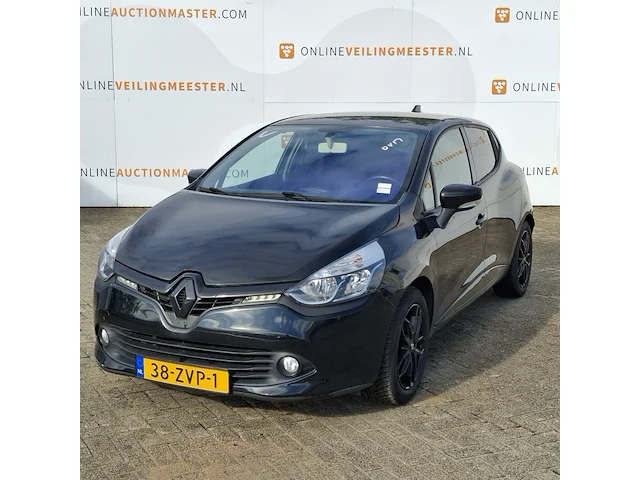 Personenauto renault, clio 0.9 tce, zwart, bouwjaar 2013 - afbeelding 1 van  54