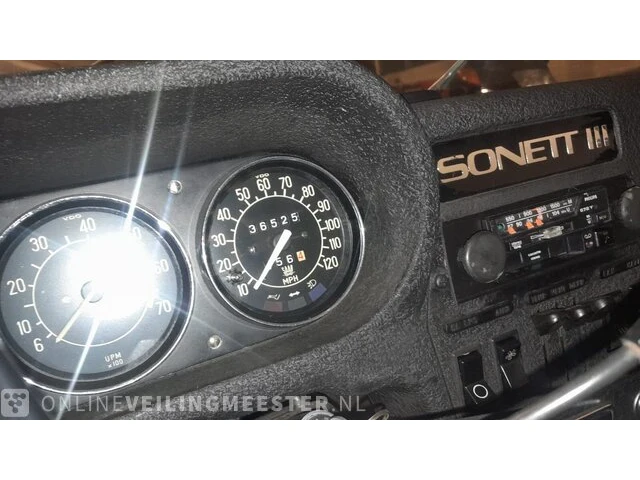 Personenauto saab, sonnet 3, oranje, bouwjaar 1972 - afbeelding 3 van  17