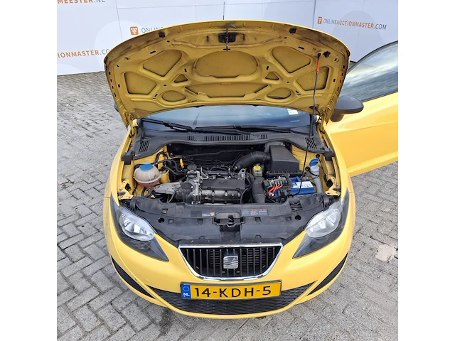 Personenauto, seat, ibiza 1.2 club, geel, 2009 - afbeelding 34 van  39