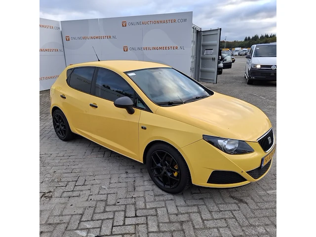 Personenauto, seat, ibiza 1.2 club, geel, 2009 - afbeelding 3 van  39