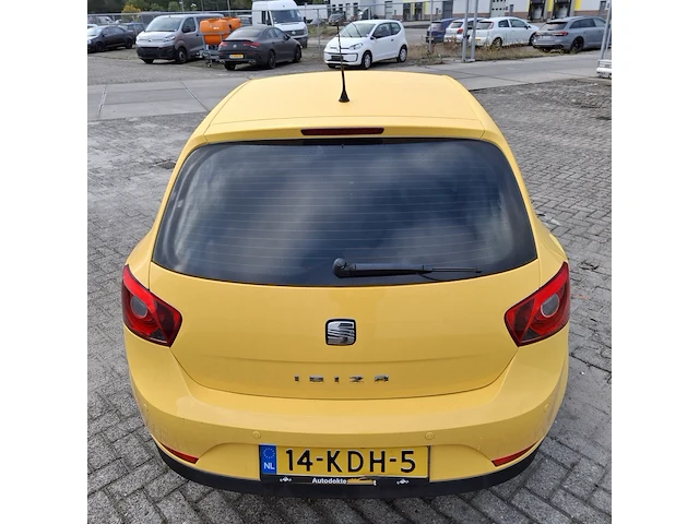 Personenauto, seat, ibiza 1.2 club, geel, 2009 - afbeelding 6 van  39