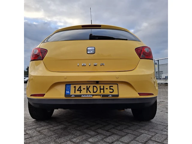 Personenauto, seat, ibiza 1.2 club, geel, 2009 - afbeelding 7 van  39