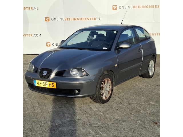 Personenauto seat, ibiza 1.4-16v reference, grijs, bouwjaar 2005 - afbeelding 1 van  23