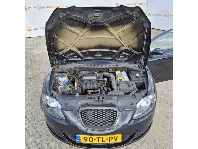Personenauto seat, leon 1.6 reference, zwart, bouwjaar 2006 - afbeelding 37 van  47