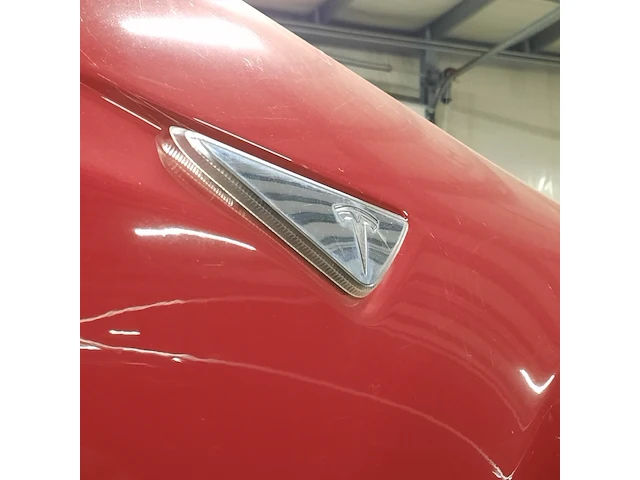 Personenauto tesla, model s 85, rood, bouwjaar 2013 - afbeelding 5 van  36