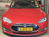 Personenauto tesla, model s 85, rood, bouwjaar 2013 - afbeelding 23 van  36