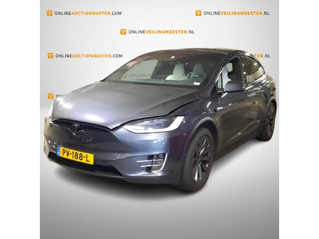 Personenauto tesla, model x 100d, grijs, bouwjaar 2017 - afbeelding 1 van  47