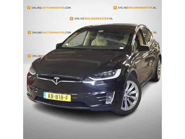 Personenauto tesla, model x 100d, zwart - afbeelding 1 van  38