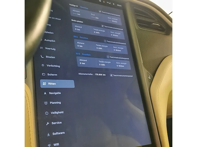 Personenauto tesla, model x 100d, zwart - afbeelding 22 van  38