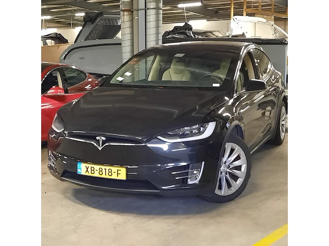Personenauto tesla, model x 100d, zwart - afbeelding 12 van  38
