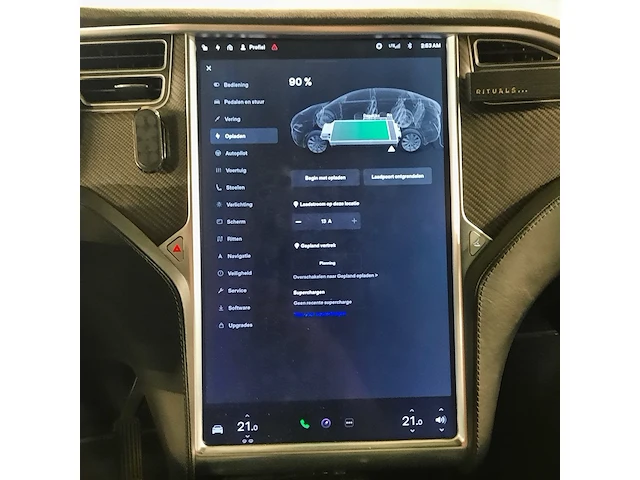 Personenauto tesla, model x 90d, wit, bouwjaar 2017 - afbeelding 26 van  50