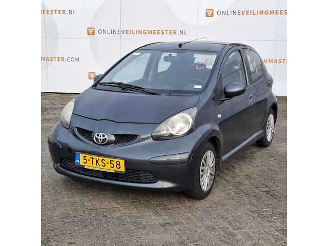 Personenauto toyota, aygo 1.0, grijs, bouwjaar 2008 - afbeelding 1 van  47