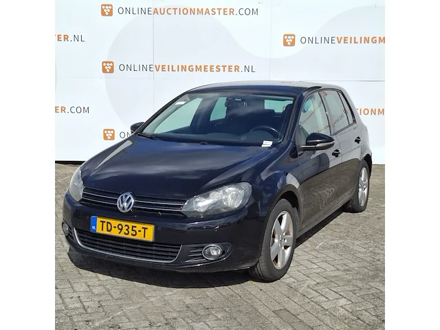 Personenauto volkswagen, golf 1.2tsi trendline, zwart, bouwjaar 2011 - afbeelding 1 van  31