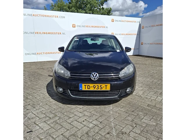 Personenauto volkswagen, golf 1.2tsi trendline, zwart, bouwjaar 2011 - afbeelding 2 van  31