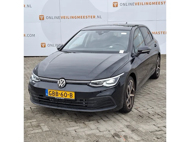 Personenauto volkswagen, golf 1.5 etsi, zwart, bouwjaar 2023 - afbeelding 1 van  50