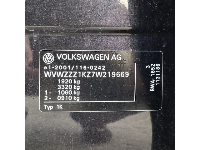 Personenauto, volkswagen, golf 2.0, 2007 - afbeelding 44 van  50