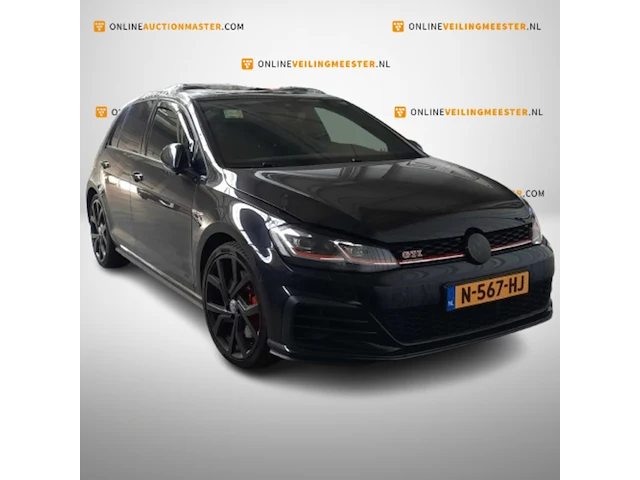 Personenauto volkswagen, golf gti, zwart, bouwjaar 2017 - afbeelding 1 van  50