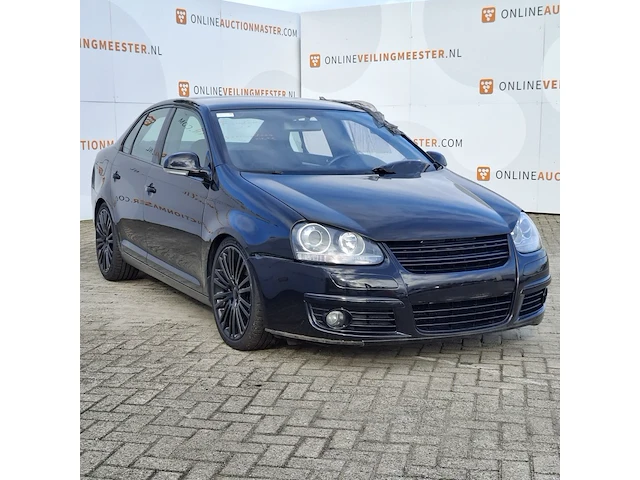 Personenauto, volkswagen, jetta 2.0 tfsi sportline, zwart, 2007 - afbeelding 3 van  33