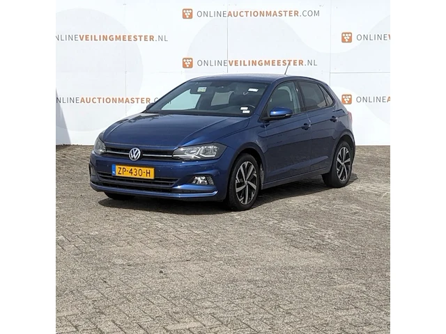Personenauto volkswagen, polo 1.0 tsi highline, blauw, bouwjaar 2019 - afbeelding 1 van  50