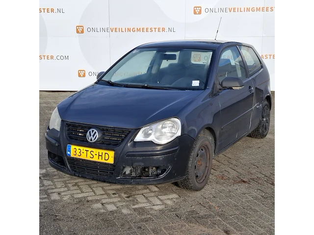 Personenauto volkswagen, polo 1.2, blauw, bouwjaar 2007 - afbeelding 1 van  35