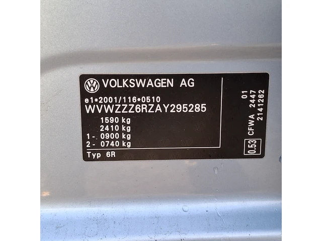 Personenauto volkswagen, polo 1.2 tdi bluemotion comfortline, blauw, bouwjaar 2009 - afbeelding 33 van  39