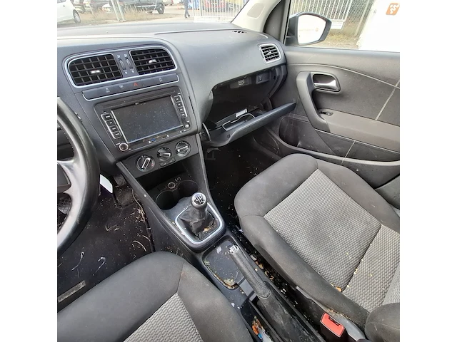 Personenauto volkswagen, polo 1.2 tdi, zwart, bouwjaar 2011 - afbeelding 5 van  45
